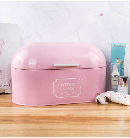 Nordic Thickened Home Iron Art Storage Box Bread Box