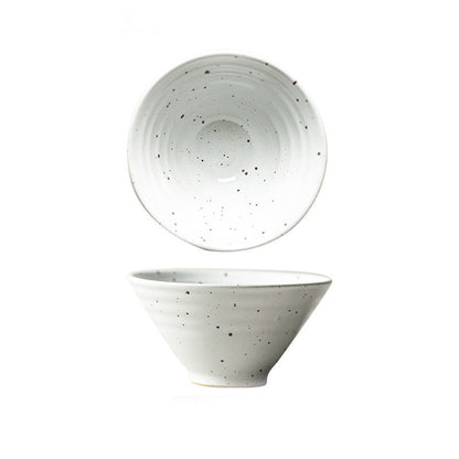 Household Kitchen Simple Stoneware Tableware Bowl