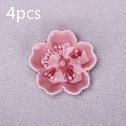 Japanese Ceramic Sakura Chopstick Holder Multicolor Sakura Chopstick Holder Pen Holder Pen Holder